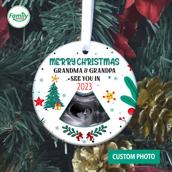 Personalized Gift For Future Grandma & Grandpa See You In 2023 Ornament PP_AV2309221