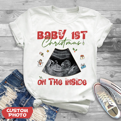 Personalized Gift For Future Mommy Baby's First Christmas T-shirt, Hoodie, Sweatshirt-PP-AV1511222