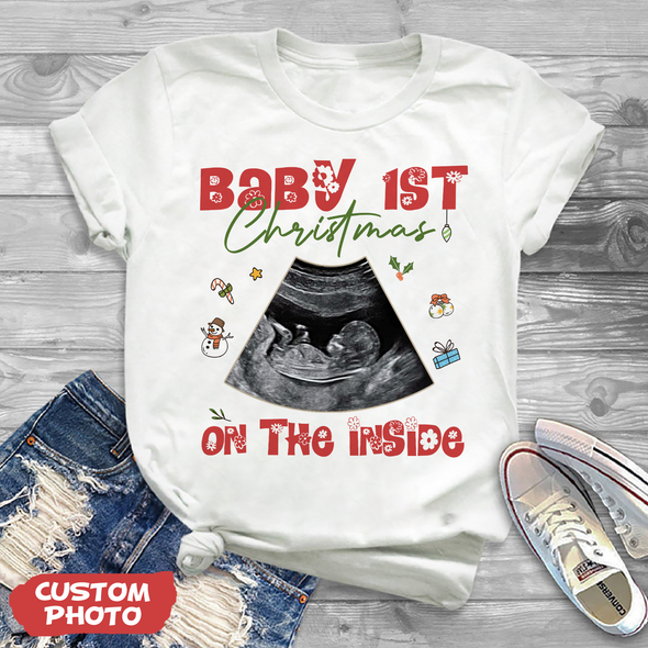 Personalized Gift For Future Mommy Baby's First Christmas T-shirt, Hoodie, Sweatshirt-PP-AV1511222