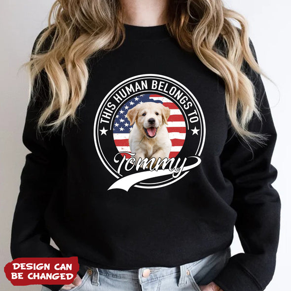 Personalized Gift For Dog And Cat Lover This Human Belong To T-shirt, Hoodie, Sweatshirt PP-AV3011223
