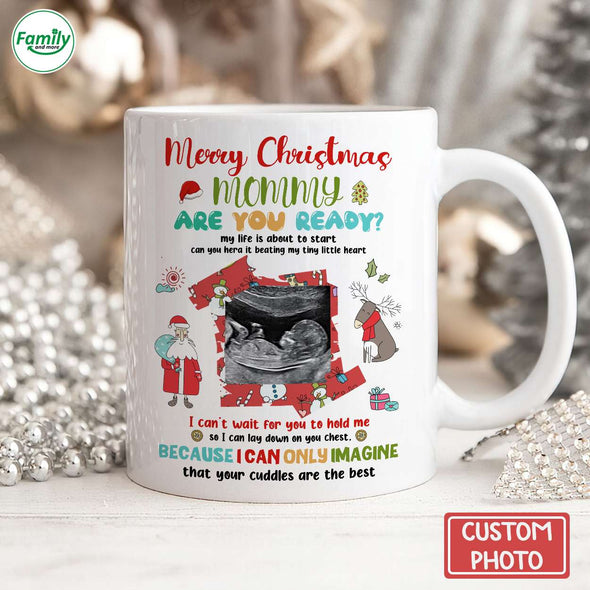 Personalized Gift For Future Mommy I Can Wait For You To Hold Me Mug PP - AV1910222