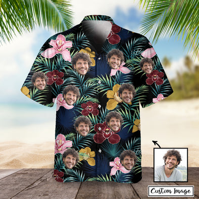 Customized Man's Face Hawaiian Shirt - PP -AV0112224