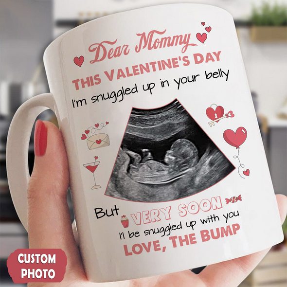 Personalized Gift For Future Mommy Happy Valentine's Day Mug - PP_AV2312223