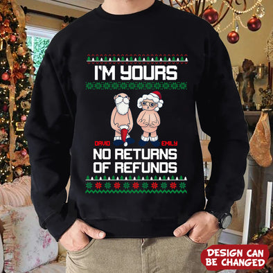 Personalized Gift For Couple No Returns Or Refunds Hoodie, Sweatshirt - PP - AV24112210