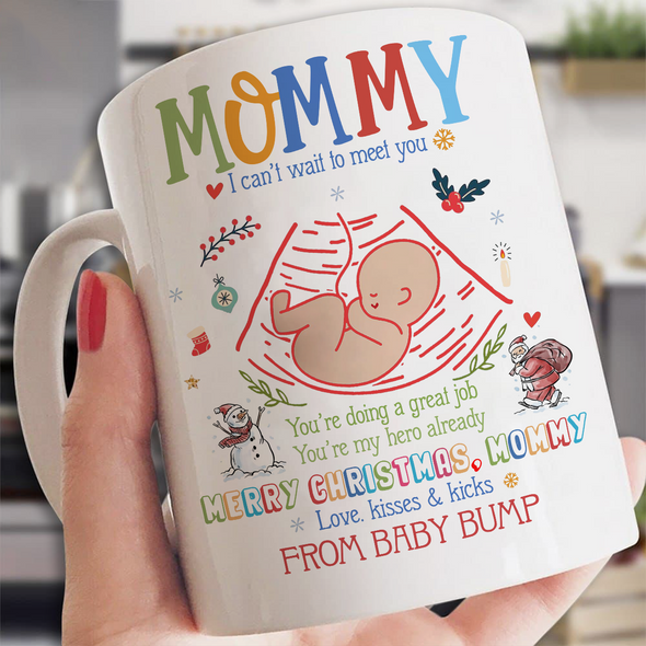 Gift For Future Mommy I Can't Wait To Meet You Mug - PP - AV0812221