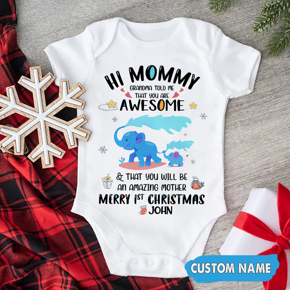 Personalized Gift For Mommy You Will Be An Amazing Mother Baby Onesie - PP - AV2410224