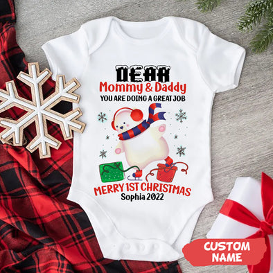 Personalized Gift For Mommy & Daddy You Are Doing A Great Job Baby Onesie PP - AV03112211