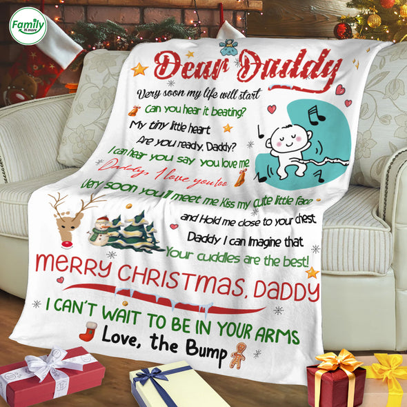 Gift For Daddy I Can't Wait To Be In Your Arms Blanket - PP - AV2311224