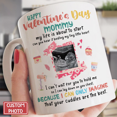 Personalized Gift For Future Mommy Happy Valentine's Day Mug - PP_AV1412221