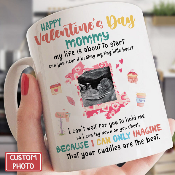 Personalized Gift For Future Mommy Happy Valentine's Day Mug - PP_AV1412221