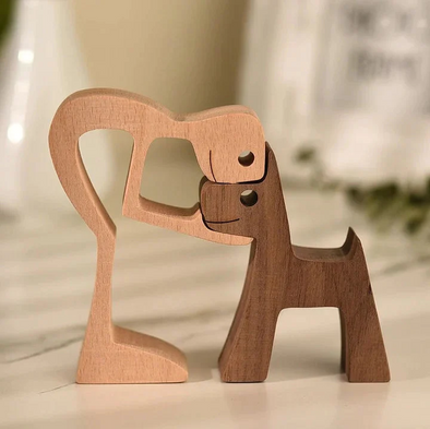 The Love Between You And Your Fur-Friend - Gift For Pet Lovers Wood Decor_NT
