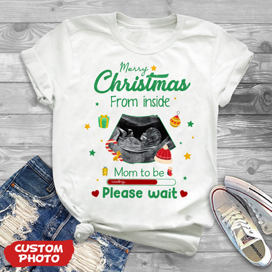 Personalized Gift For Future Mom Merry Christmas T-shirt, Hoodie, Sweatshirt PP-AV2211226