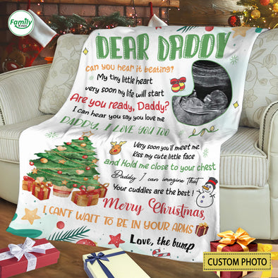 Personalized Gift For Future Daddy Your Cuddles Are The Best Blanket - PP - AV1010221