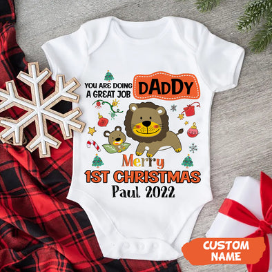 Personalized Gift For Daddy You Are Doing A Great Job Baby Onesie PP - AV02112211