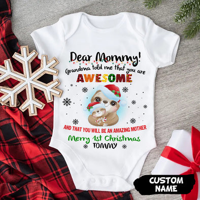 Personalized Gift For Mommy You Will Be An Amazing Mother Baby Onesie PP - AV0311225