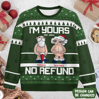 Personalized Gift For Couple Funny Santa Ugly Sweater PP - AV1511229