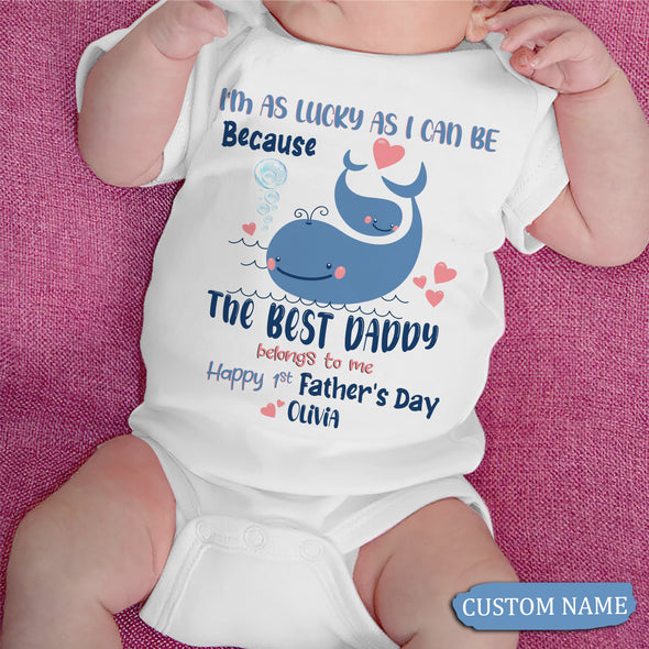 Gift For Daddy The Best Dad Baby Onesie - NT-AV0508221