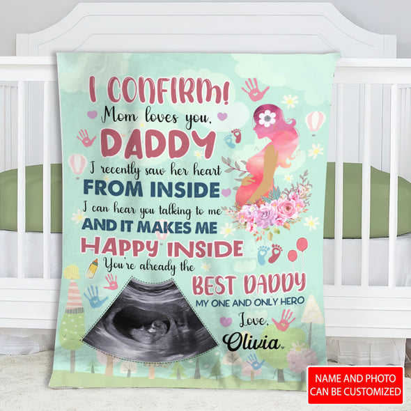 Personalized Gift For Future Daddy You're Already The Best Daddy Blanket - NT - AV0408221