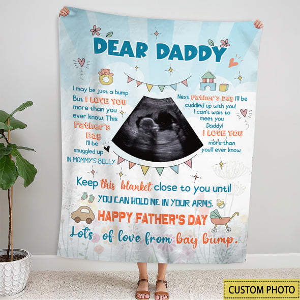 Personalized Gift For Future Daddy I Love You More Than You'll Ever Know Blanket - PP - AV2607221