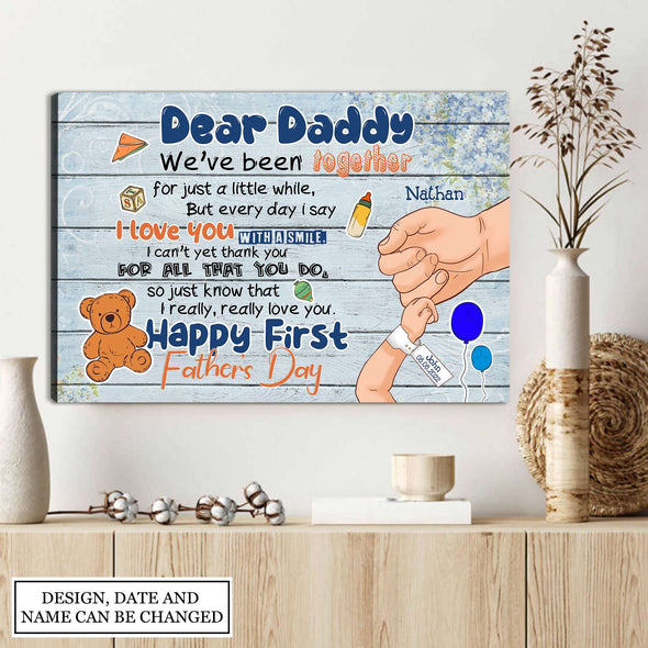 Gift For Daddy We've Been Together Framed Canvas - PP - AV0108222