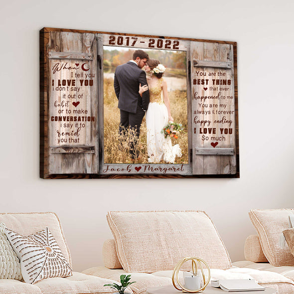 When I Tell You I Love You Canvas - PP -AV2206221