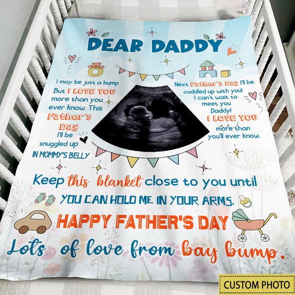 Personalized Gift For Future Daddy I Love You More Than You'll Ever Know Blanket - PP - AV2607221