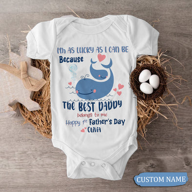 Gift For Daddy The Best Dad Baby Onesie - NT-AV0508221