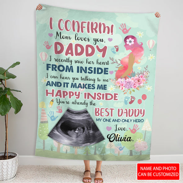 Personalized Gift For Future Daddy You're Already The Best Daddy Blanket - NT - AV0408221