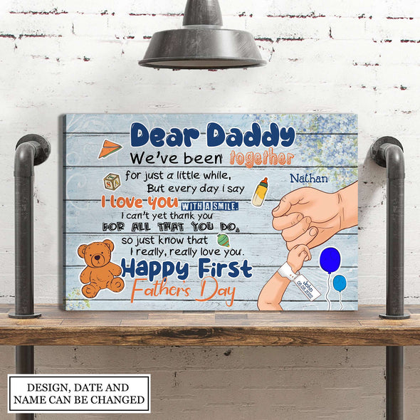 Gift For Daddy We've Been Together Framed Canvas - PP - AV0108222