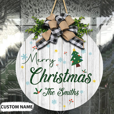 Gift For Daddy And Mommy Merry Christmas Doorhanger - pp - nt