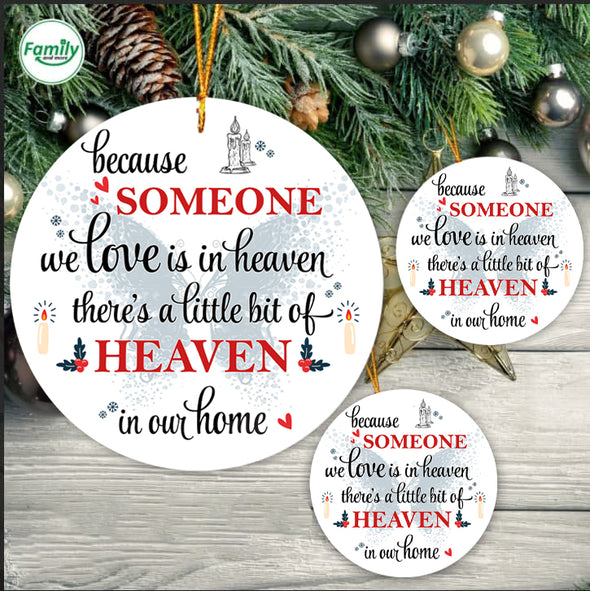 Memorial Ornament Those We Love Don't Go Away - Nt