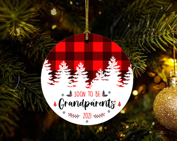 Gift For Grandparents Soon To Be Ornament - pp