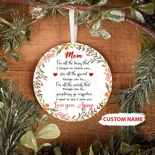 Gift For Mommy I Need To Say I Love You Ornament - Kv - Nt