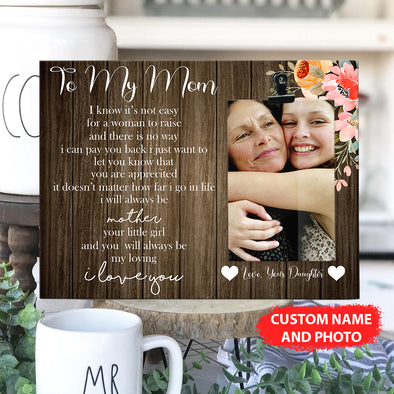 Personalized Gift For Mommy I Love You Photo Frame - Kv