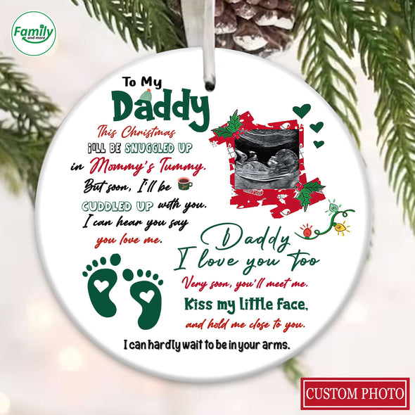 Personalized Gift For Future Daddy I Can Hear You Say You Love Me Ornament_PP_AV0111227