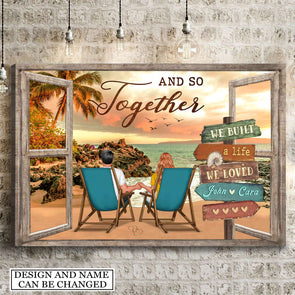 Gift For Couple And So Together Canvas - PP - AV0807222