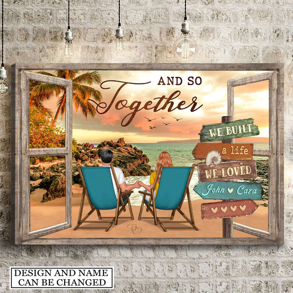 Gift For Couple And So Together Canvas - PP - AV0807222