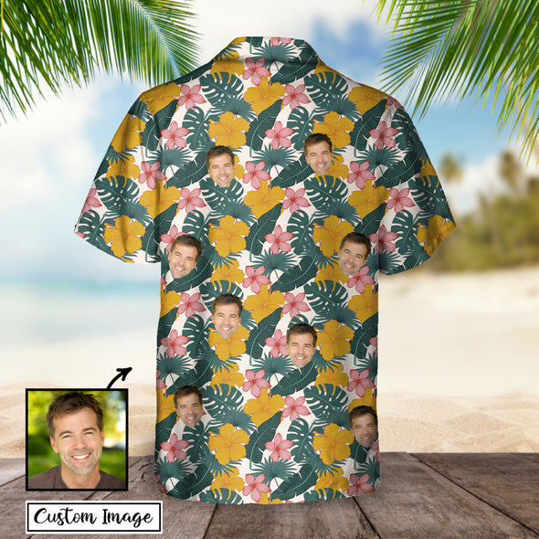 Customized Man's Face Hawaiian Shirt - PP -AV2911223