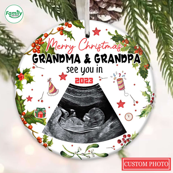 Personalized Gift For Future Grandma & Grandpa See You In 2023 Ornament_PP_AV0711225