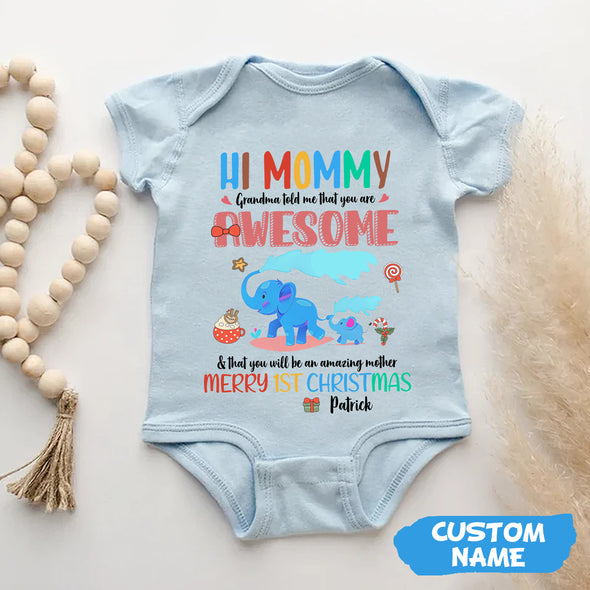 Personalized Gift For Mommy You Are Doing A Great Job Baby Onesie - PP- AV0811221