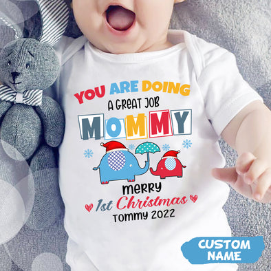 Personalized Gift For Mommy You Are Doing A Great Job Baby Onesie PP - AV08112215