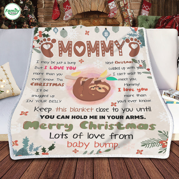 Gift For Future Mommy I Love You Too Blanket - PP - AV1811223