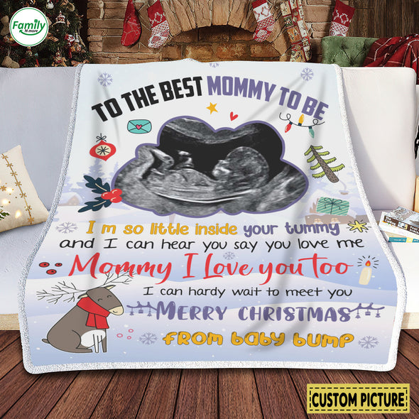 Personalized Gift For Future Mommy I Love You Too Blanket - LP - AV1811221