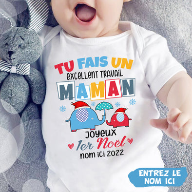 Cadeau Personnalisé Pour Maman Baby Onesie - PP- AV08112214