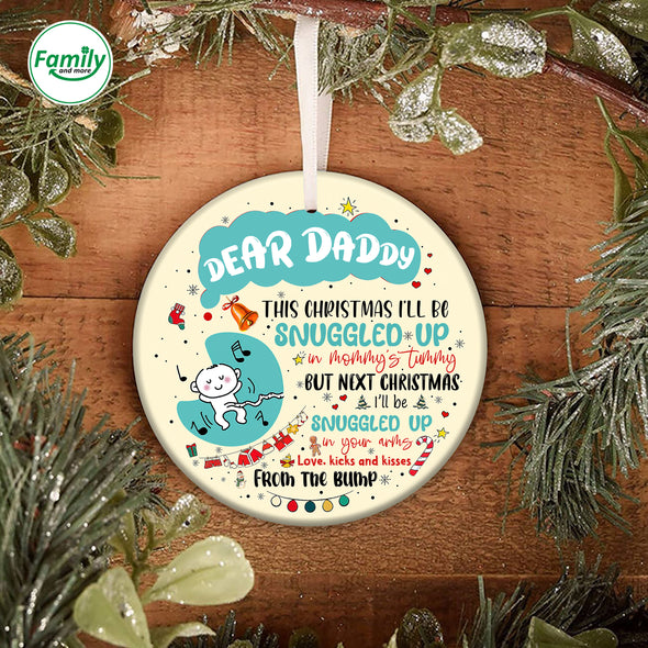 Gift Of Future Daddy This Christmas I'll Be Snuggled Up In Mommy's Tummy Ornament_PP_AV1909223