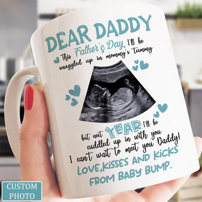 Personalized Gift For Future Daddy Love, Kisses and Kick PP - AV2907222