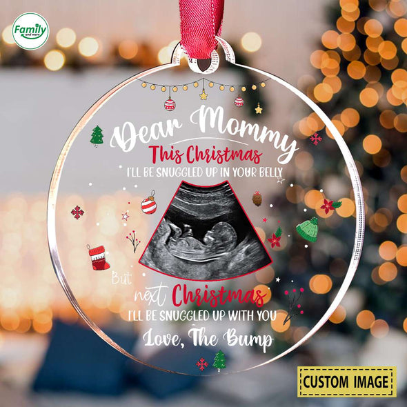Personalized Gift For Future Mommy I'll Be Snuggled Up With You Ornament PP - AV1710221