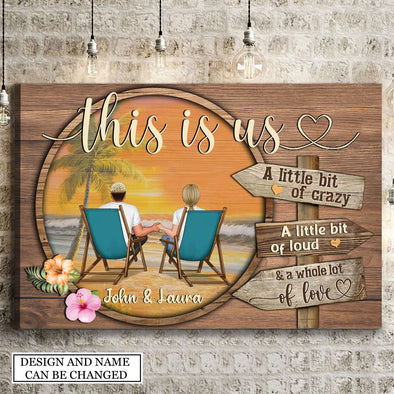Gift For Couple This Is Us Framed Canvas PP - AV1907222