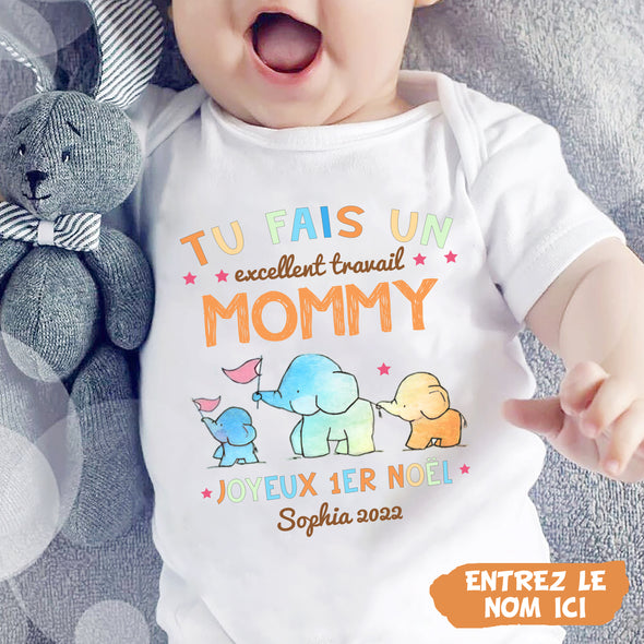 Cadeau Personnalisé Pour Maman Baby Onesie - PP - AV0811211