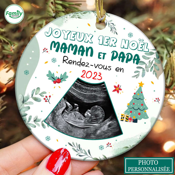 Cadeau Personnalisé Pour Maman & Papa Ornament PP - AV09112210